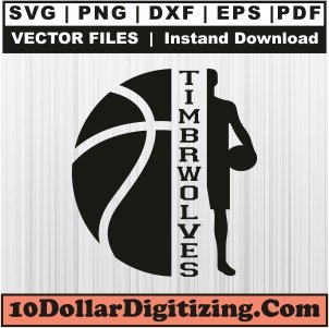Timberwolves-Players-Png-High-Resolution,-Basketball-Team-Vector,-NBA-Svg-Cut-File-For-Cricut-Silhouette-Printable-Files