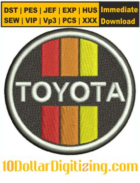 Toyota-Embroidery-Design