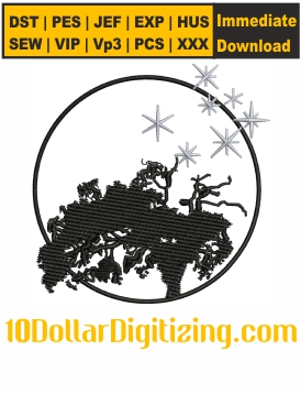 Tree-with-Seven-Stars-Embroidery-Design