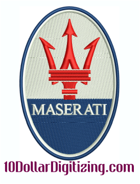 Maserati-Trident-Logo-Embroidery-Design
