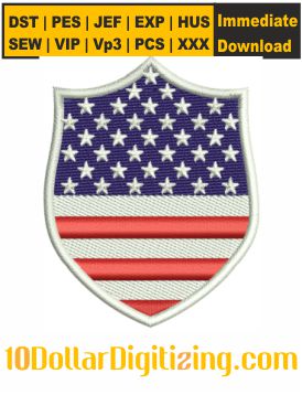 USA-Flag-Shield-Embroidery-Design