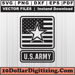US-Army-Star-Png,-US-Military-Vector,-Veteran-Day-Svg-Cut-File-For-Cricut-Silhouette-Printable-Files