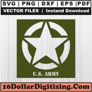US-Army-Star-Vector,-Army-Star-Logo-Png,-USA-Air-Force-Svg-Cut-File-For-Cricut-Silhouette-Printable-Files