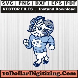 Unc-Tar-Heels-Logo-Png-Transparent,-NCAA-Team-Vector,-Sports-Svg-Cut-File-For-Cricut-Silhouette-Printable-Files