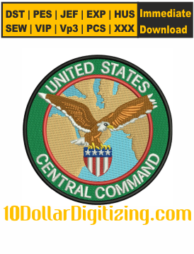 United-States-Central-Command-Embroidery-Design,-US-Central-Command-Embroidery-Pattern,-U.S.-Department-of-Defense-Embroidery-Files-Instant-Download