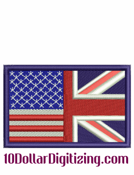 Usa-And-Great-Britain-Flag-Embroidery-Design