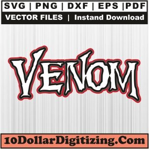 Venom-Svg,-Venom-Letter-Png-Vector,-Venom-Movie-Svg-Cut-File-For-Cricut-Silhouette-Printable-Files