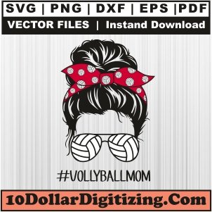 Volleyball-Mom-Svg-Download,-Volleyball-Png-Vector,-Sports-Mom-Svg-Cut-File-For-Cricut-Silhouette-Printable-Files