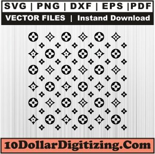 High-Resolution-Louis-Vuitton-Pattern,-LV-Logo-Seamless-Print-Png-Vector,-Brand-Svg-Cut-File-For-Cricut-Silhouette-Printable-Files