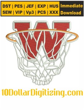 W-Basketball-Embroidery-Design,-Basketball-Team-Embroidery-Pattern,-Basketball-Net-Embroidery-Files-Instant-Download