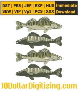 Walleye-Fish-Embroidery-Design