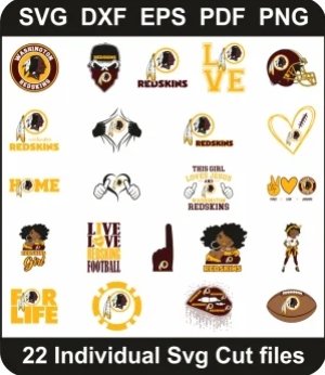 Washington-Redskins-Logo-Svg-Pack,-Football-Team-Png-Bundle,-NFL-Svg-Cut-File-For-Cricut-Silhouette-Printable-Files