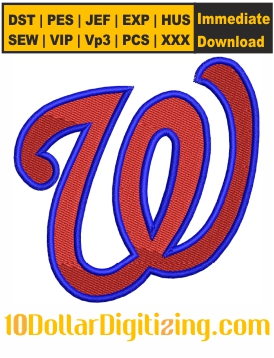 Washington-Nationals-Logo-Embroidery-Design
