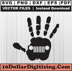 Jeep-Wave-Transparent,-Jeep-Hand-Png-Vector,-Jeep-Car,-Svg-Cut-File-For-Cricut-Silhouette-Printable-Files