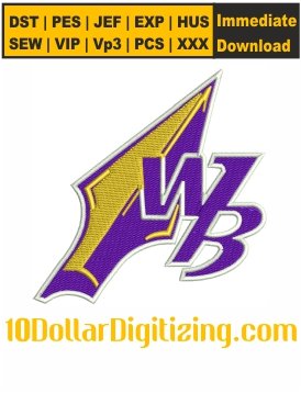 Whale-Branch-Warriors-Football-Embroidery-Design,-High-School-Logo-Embroidery-Pattern,-Whale-Branch-Warriors-Embroidery-Files-Instant-Download