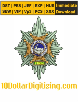 Worcestershire-and-Sherwood-Foresters-Regiment-Embroidery-Design