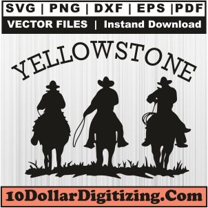 Yellowstone-Svg,-Cowboy-Png-Vector,-Dutton-Ranch-Svg-Cut-File-For-Cricut-Silhouette-Printable-Files