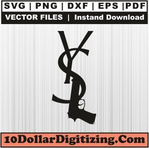 YSL-Gun-Logo-Svg,-Yves-Saint-Laurent-Png-Vector,-YSL-Fashion-Logo-Svg-Cut-File-For-Cricut-Silhouette-Printable-Files
