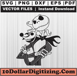 Jack-Skellington-Png,-Nightmare-Before-Christmas-Vector,-Halloween-Svg-Cut-File-For-Cricut-Silhouette-Printable-Files