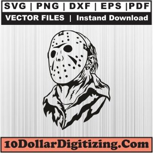 Jason-Voorhees-Png,-Horror-Png-Vector,-Halloween-Svg-Cut-File-For-Cricut-Silhouette-Printable-Files