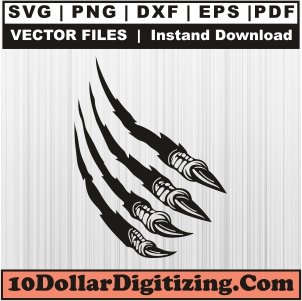 Claw-Scratch-Svg,-Claw-Mark-Png-Vector,-Claw-Print-Svg-Cut-File-For-Cricut-Silhouette-Printable-Files