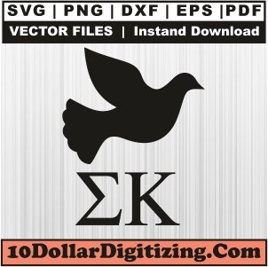 Sigma-Kappa-Dove-Svg,-College-Sorority-Png-Vector,-Sigma-Kappa-Svg-Cut-File-For-Cricut-Silhouette-Printable-Files