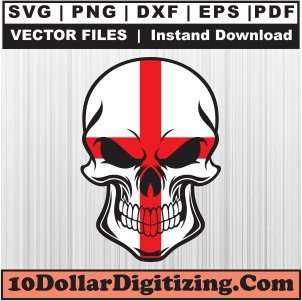 England-Flag-Skull-Svg,-Skull-Flag-Png-Vector,-Skull-England-Flag-Svg-Cut-File-For-Cricut-Silhouette-Printable-Files