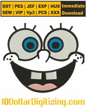 Sponge-Face-Embroidery-Design