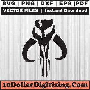 Mythosaur-Symbol-Svg,-Mythosaur-Skull-Logo-Png-Vector,-Mandalorian-Skull-Svg-Cut-File-For-Cricut-Silhouette-Printable-Files
