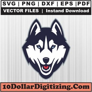 UConn-Huskies-Svg,-NCAA-Team-Png-Vector,-Football-Team-Logo-Svg-Cut-File-For-Cricut-Silhouette-Printable-Files