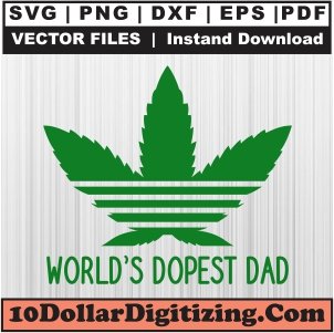 Worlds-Deepest-Dad-Svg,-Weed-Worlds-Dopest-Dad-Png-Vector,-Fathers-Day-Svg-Cut-File-For-Cricut-Silhouette-Printable-Files